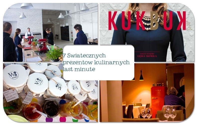 7 świątecznych prezentów kulinarnych last minute